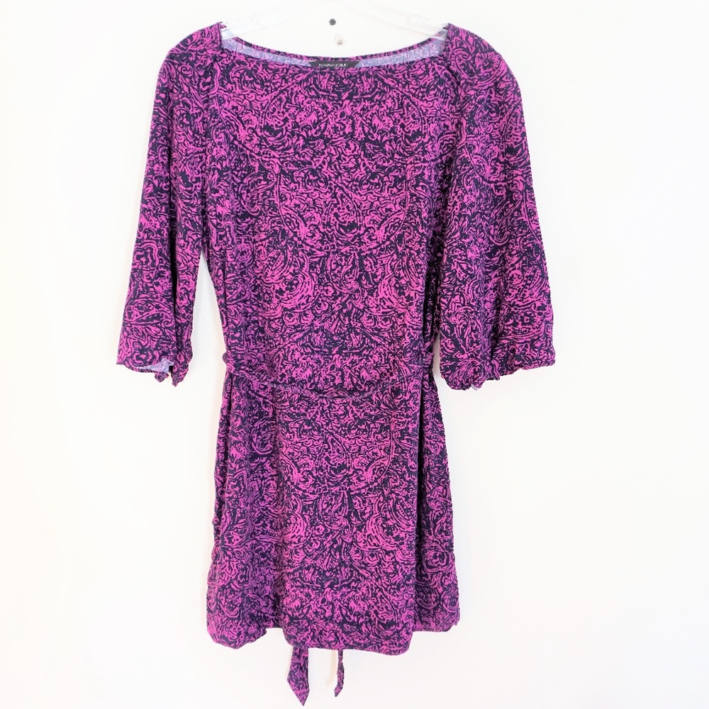 Banana Republic 1/2 Sleeve Square Neck Dress | S